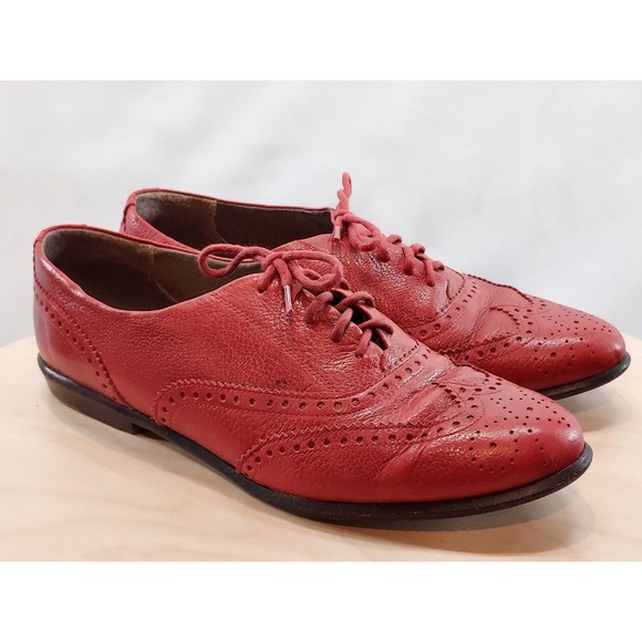 G.H. Bass & Co Mens | Red | Tailored Leather Oxford Dress Shoes Size 7.5M main image 10